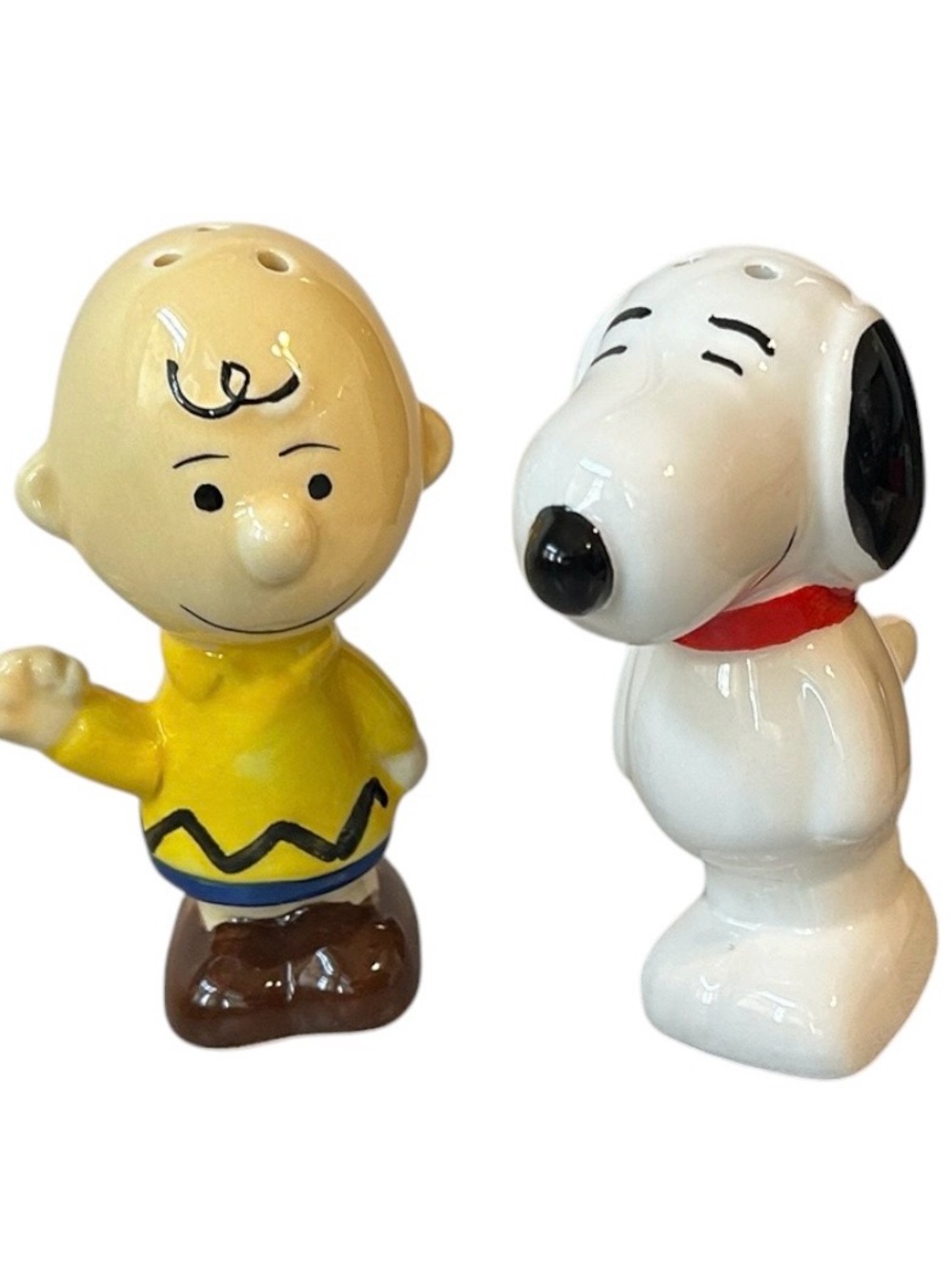 Peanuts Charlie Brown & Snoopy Ceramic Salt and Pepper Shakers